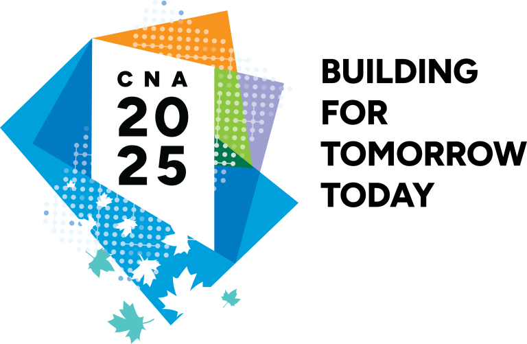 CNA2025 Logo - building for tomorrow today
